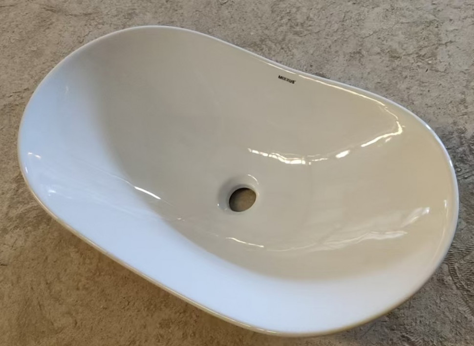 Раковина накладна MIXXUS PREMIUM WAVE-0105 620х360х160mm (MP6555)