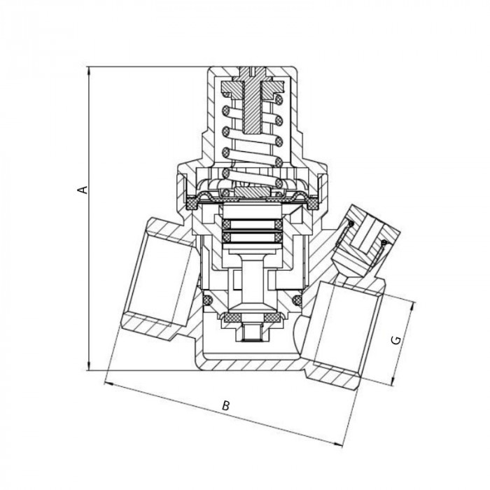 Редуктор тиску Koer KR.1253 1/2 "(KR2665)