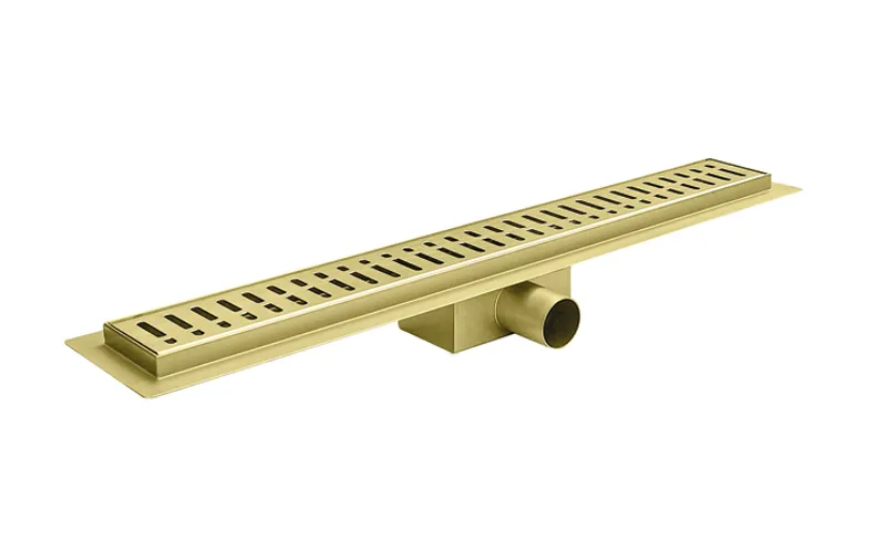 Душовий трап KOER FD35-70x600-BRUSHED GOLD з нерж. сталі SUS304 70x600мм (Колір матове золото) (AC0717)