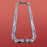 Двері в нішу Koer SR SD03-140x200-TR-01 прозоре скло Easy Clean 8мм, хром (KR5385)