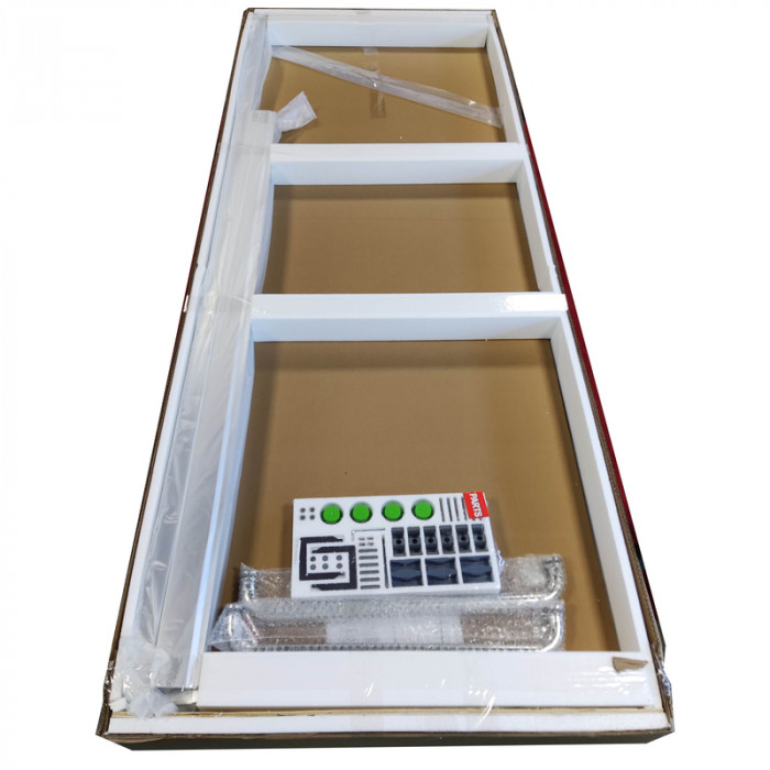 Двері в нішу Koer SR SD03-140x200-TR-01 прозоре скло Easy Clean 8мм, хром (KR5385)