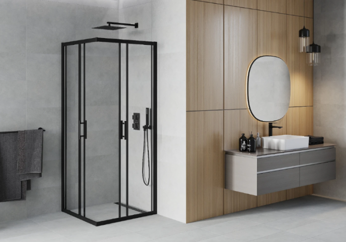 Душова кабіна MEXEN RIO BLACK 90х90 квадратна