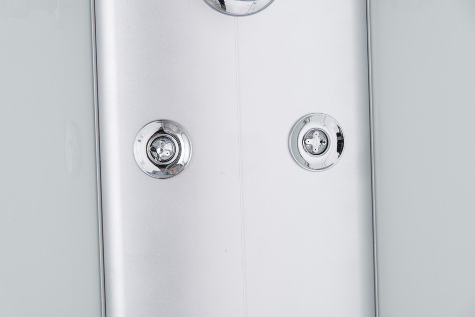 Бокс душовий з гідромасажем з високим піддоном MIXXUS STRONG SBH01-90x90x215-GR SATIN сіре тоноване скло 4мм (MI6889)
