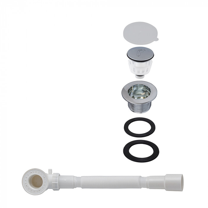 Бокс душовий з гідромасажем Mixxus STRONG SBH01-90x90x215-GR SATIN з високим піддоном (MI6889)