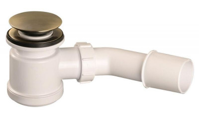 Сифон для піддону 50 &quot;клік-клак&quot; коричневий HC26CLAB