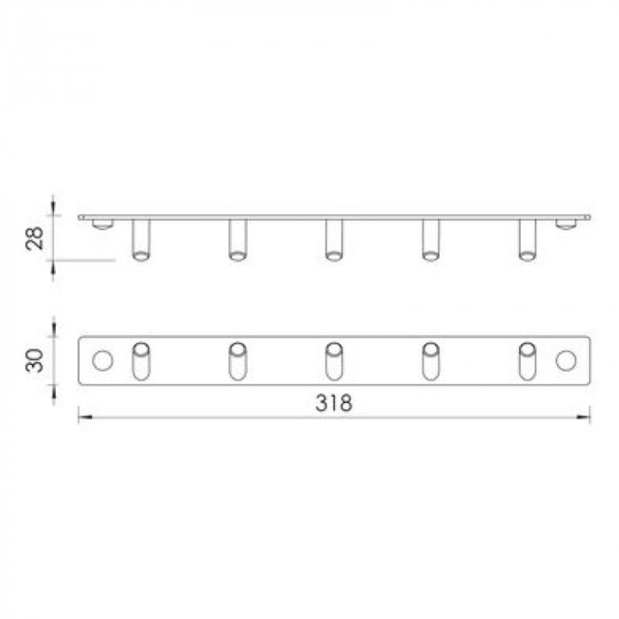 Гачок IMPRESE настінний 102222