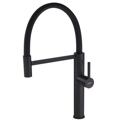 Змішувач для кухні Mixxus Premium Oliwer 017 BLACK REFL.BLACK (MI6966)