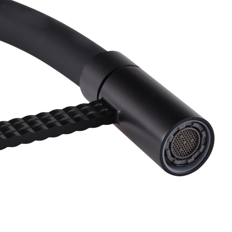 Змішувач для кухні Mixxus Premium Oliwer 017 BLACK REFL.BLACK (MI6966)