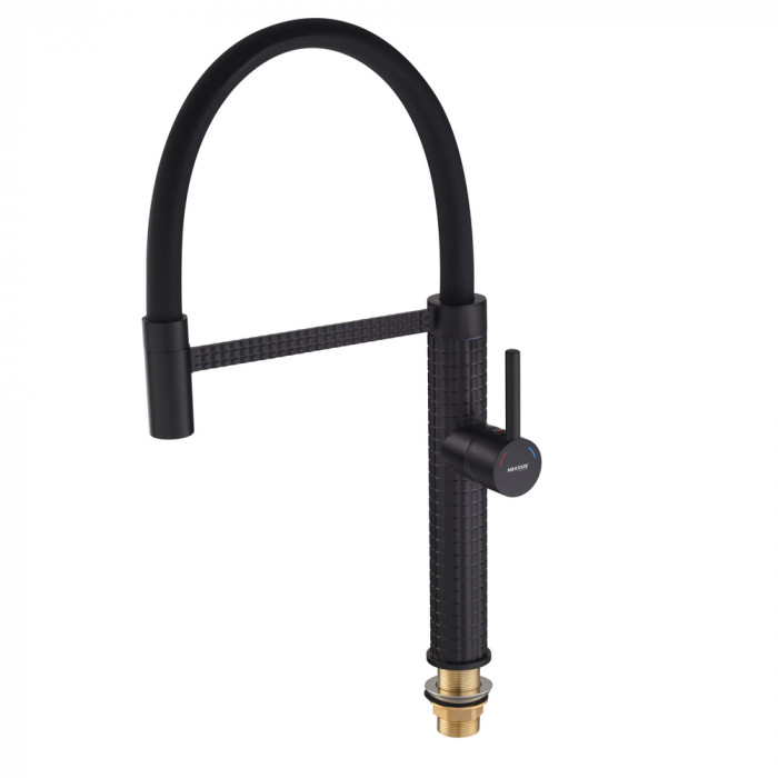 Змішувач для кухні Mixxus Premium Oliwer 017 BLACK REFL.BLACK (MI6966)