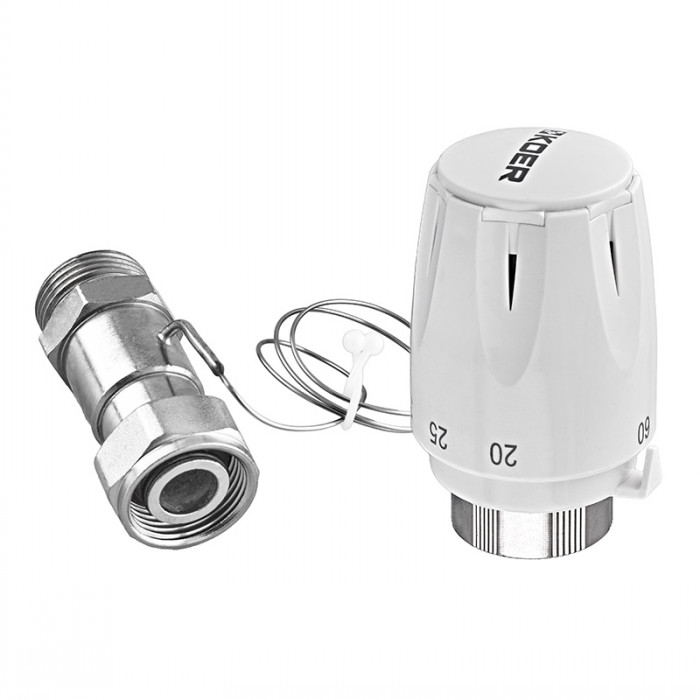 Термоголовка Koer KR.1337 - M30x1.5 з проточним сенсором (KR5219)