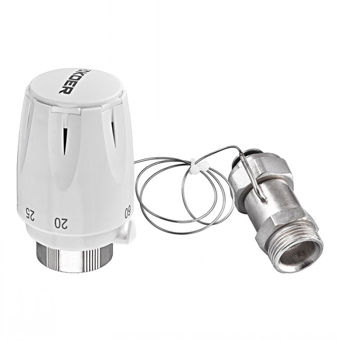 Термоголовка Koer KR.1337 - M30x1.5 з проточним сенсором (KR5219)