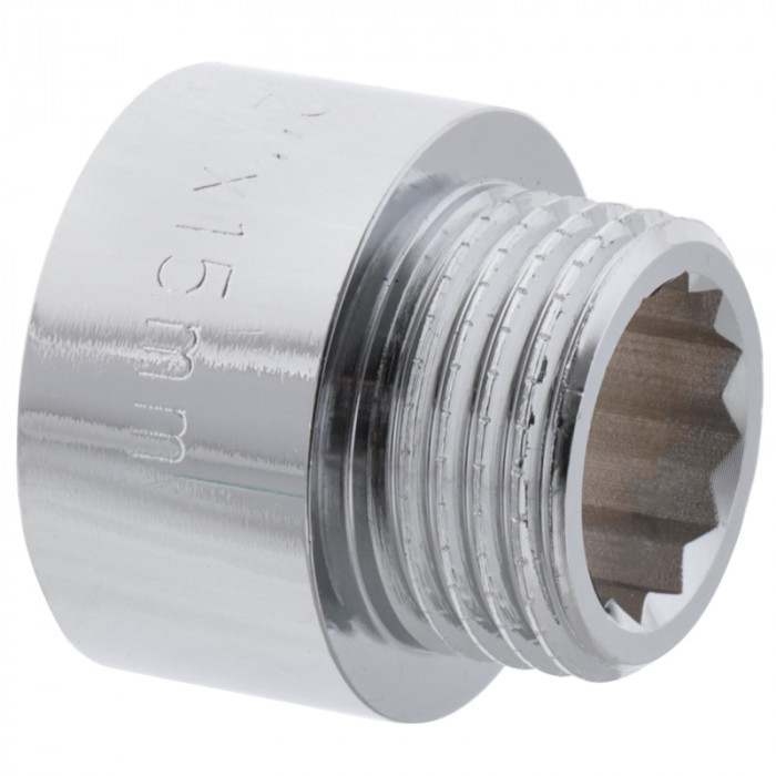 Подовжувач 1/2" 15мм (хром) Koer KF.E06-15.CHR (KF0093)