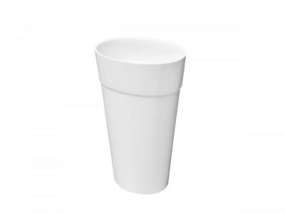 Умивальник на стільницю UNIQA білий 32х46 клік-клак хром