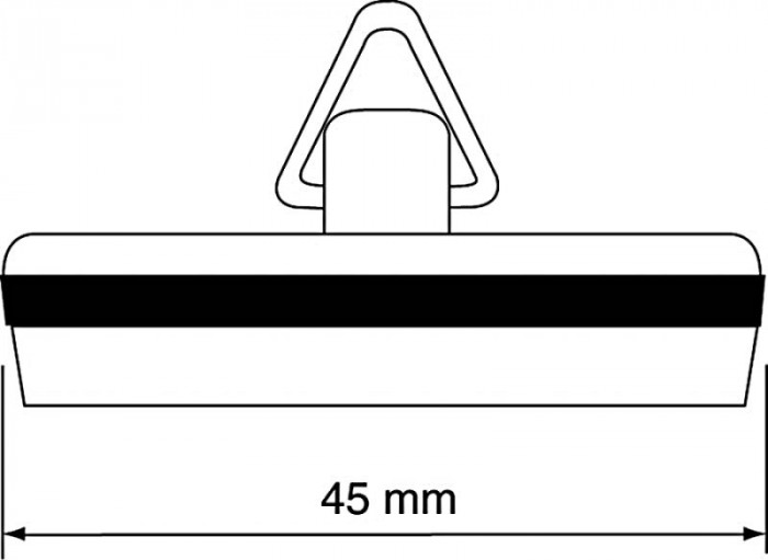 Корок для кухонної мийки до ланцюжка хромований 6/4 " CP2