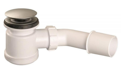 Сифон для піддону 50 &quot;клік-клак&quot; сатиновий HC26CLSC