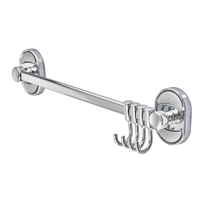 Планка з 4-ма рухливими гачками Zerix AFB-0115-4 (ZX5052)