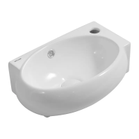 Раковина підвісна MIXXUS PREMIUM DIVERSE-1201-L 400х215х140mm (отвір під змішувач, перелив) (MP6507)