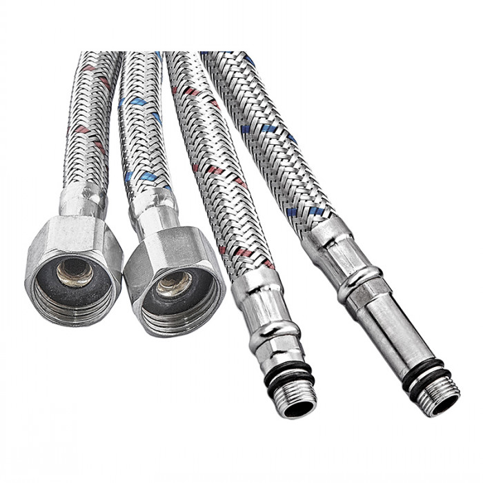 Гнучке підведення Champion FH-01-F1/2"xM10-50 нержавійка (пара) (AC0668)