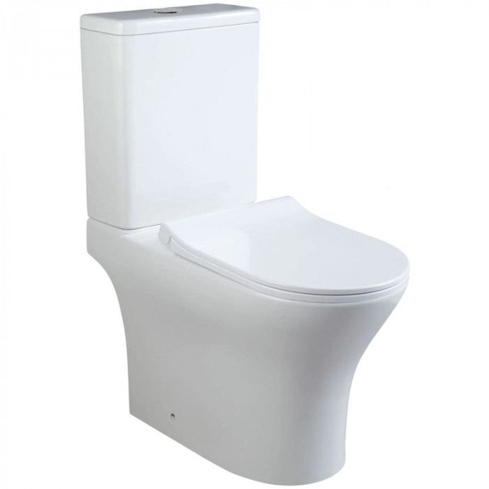 Чаша унітазу-компакту Mixxus Wave-0402-T3 Bowl 650x350x830 Tornado 3.0 без сидіння (MI8360)