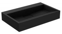 Умывальник (раковина) MEXEN AVA 60 BLACK MATT B/O накладной подвесной