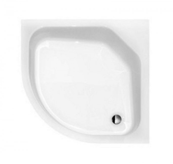 Піддон півкруглий DIPER II 80x80x15/25 + ноги