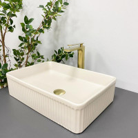 Умывальник (раковина) VBI BRESCIA BEIGE MATT накладной