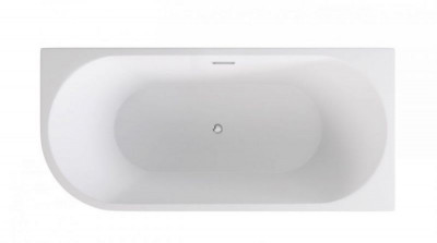 Ванна акрилова ZOYA ретро 150х75 права з сифоном клік-клак хром