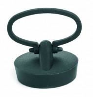 Корок для кухонної мийки з ручкою гумовий 6/4 "  45 мм HC59-45