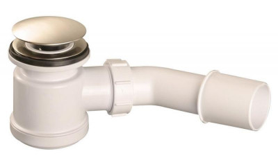 Сифон для піддона 50 &quot;клік-клак&quot; сталевий HC26CLSN