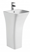 Раковина моноблок MIXXUS BEVEL-1101 450х435х830mm (отвір під змішувач, перелив) (MI6697)
