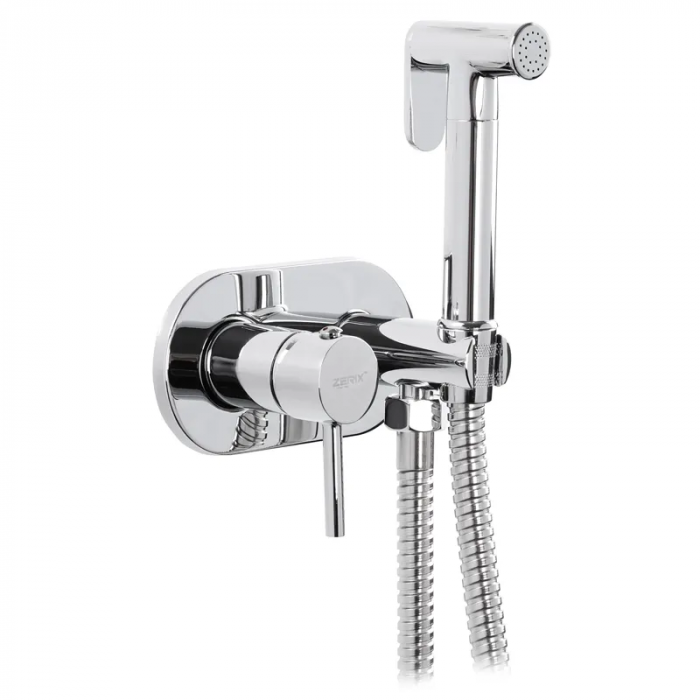Змішувач для гігієнічного душу Zerix LR5398-5 Вбудований (з лійкою) (LL1775)