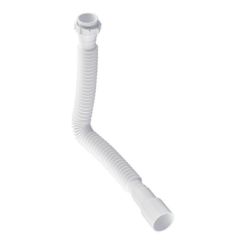 Гофротруба сполучна Zerix GN-01-A з накидною гайкою 1 1/2" (310-650 мм) (ZX5095)