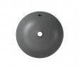 Раковина накладна Mixxus Premium TOPPER-0201 GRAY 410x410x165mm з переливом (MP6649)