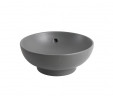Раковина накладна Mixxus Premium TOPPER-0201 GRAY 410x410x165mm з переливом (MP6649)