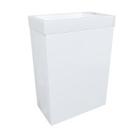 ТУМБА KAST NIKA 40 СМ С РАКОВИНОЙ FLORA (ПРАВА) Артикул: KS000110