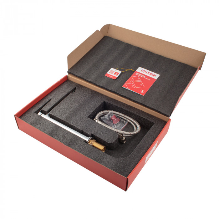 Змішувач для умивальника Koer KB-11028-01 високий (KR5293)