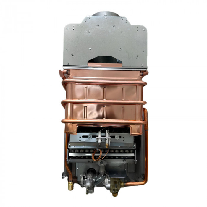 Газова колонка Koer KWH.G0110 BLACK димохідна 10 л/хв, колір чорний (KR5554)