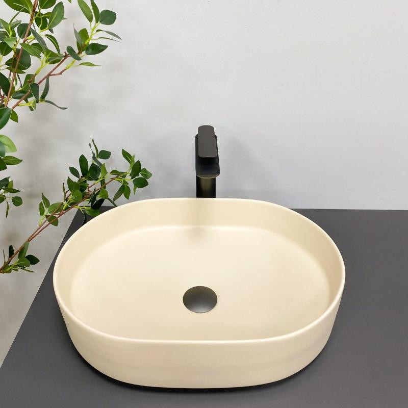Умывальник (раковина) VBI VERONA 50 BEIGE MATT накладной