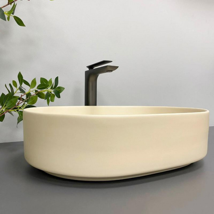 Умивальник (раковина) VBI VERONA 50 BEIGE MATT накладний