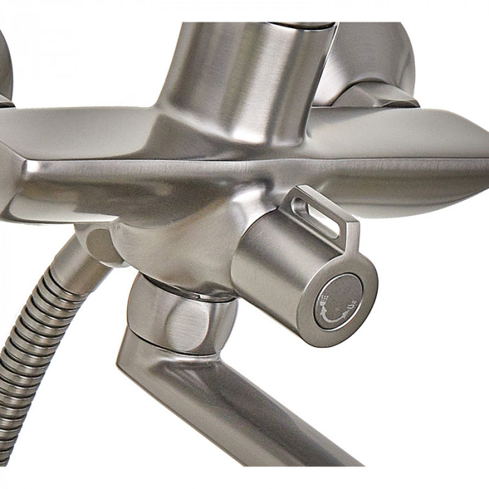 Змішувач для ванної Haiba Alex 006 Euro Graphite (HB3997)