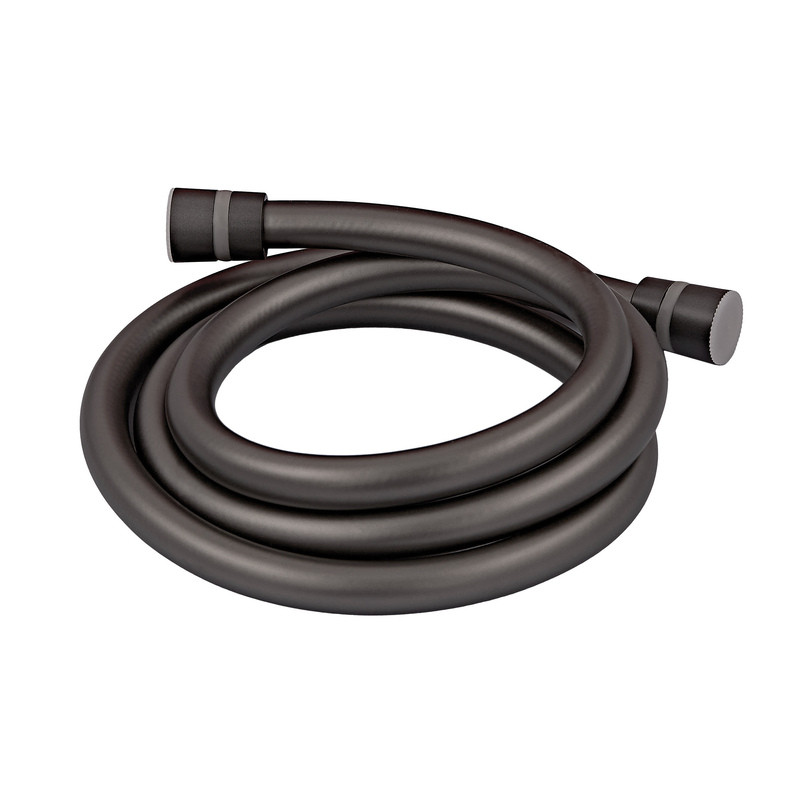 Шланг для душу Zerix Graphite.F03 150 см силіконовий  (колір графіт) (ZX5568)