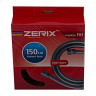 Шланг для душу Zerix Graphite.F03 150 см силіконовий  (колір графіт) (ZX5568)