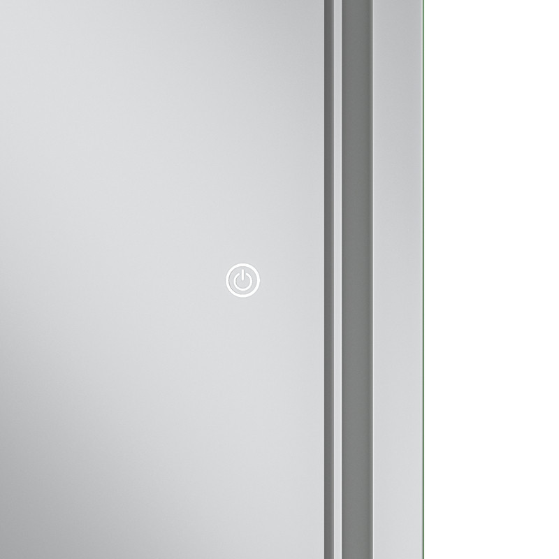 Дзеркало MIXXUS PREMIUM QUADRO MR20-90x70-REVERSE з LED Touch, Anti-fog, димером, рег. яскравості (MP6621)