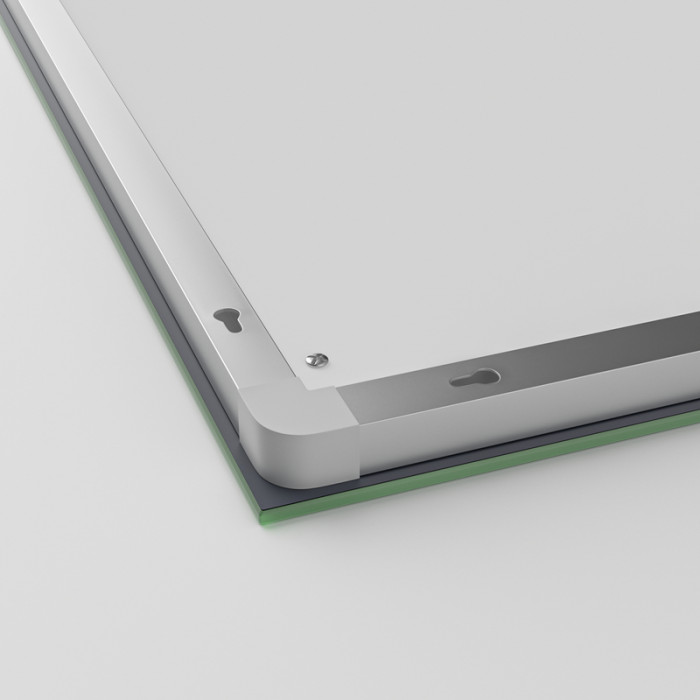 Дзеркало Mixxus Premium QUADRO MR20-90x70-Reverse з Led Touch, Anti-fog, димером, регулятором яскравості (MP6621)