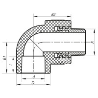 Кут ЗР 25x1/2M PPR Koer K0119.PRO (KP0142)