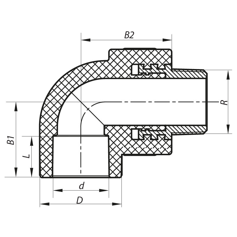 Кут ЗР 25x1/2M PPR Koer K0119.PRO (KP0142)