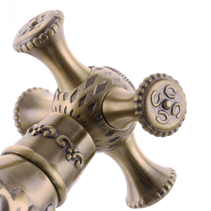 Змішувач для умивальника (колір: бронза) Ledeme LM1191C (LL1317)