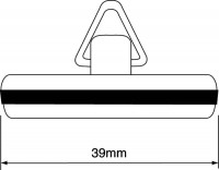 Корок для умивальника до ланцюжка хромований 5/4 " CP1