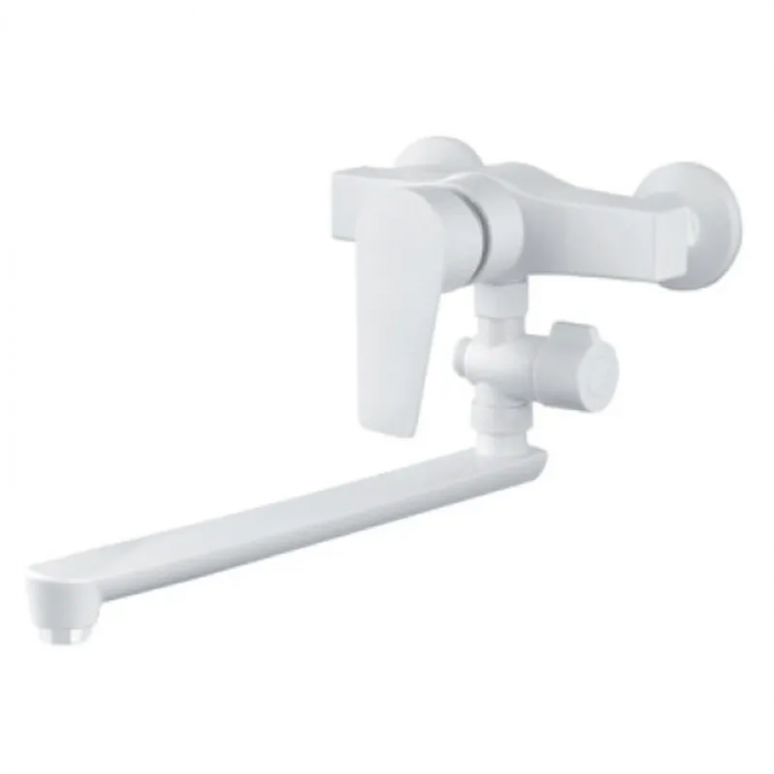 PLAMIX OSCAR-006 SET WHITE (зі шлангом, лійкою та кронштейном) (24 шт/ящ)