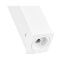 Змішувач для умивальника Plamix Kubus-001 HIGH SET White (з підведенням) (PM0672)